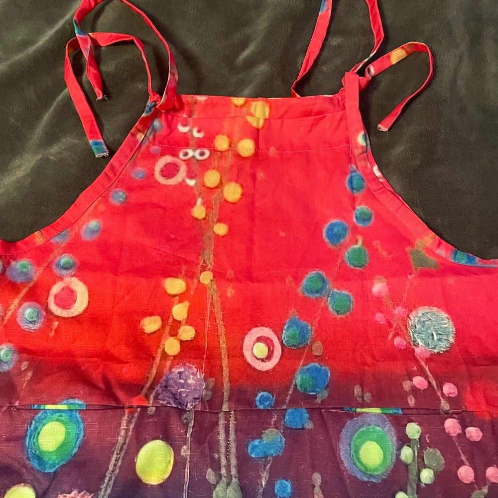 Overalls Size 14 Colorful Abstract - Picture 4 of 4